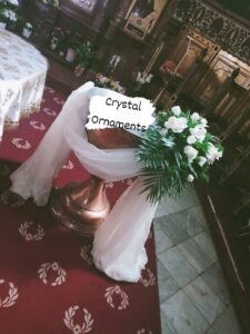 Decor flori naturale cristelnita botez